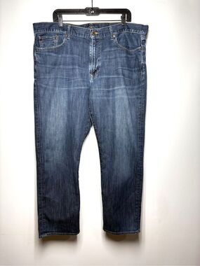 Lucky Brand 363 Vintage Straight Jeans Medium Wash High Rise Men Size 40 X 30